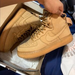 Wheat high top Airforce 1